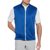 Callaway Mens Full Zip Chevron Back Golf Vest